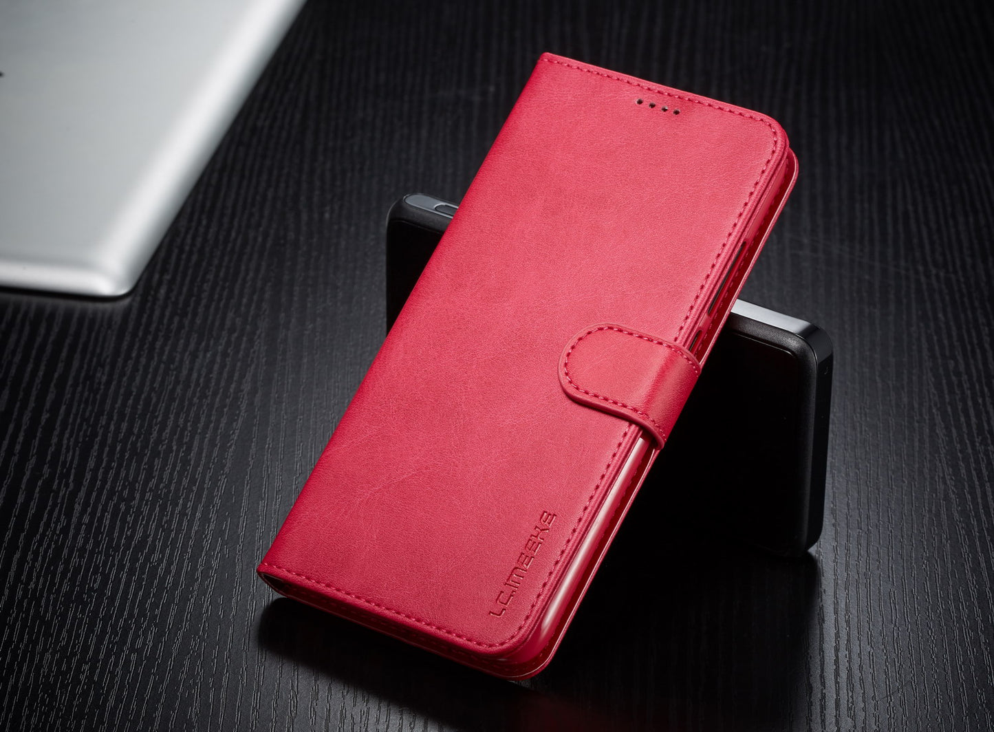 LC.IMEEKE Leather Wallet Stand Case for Xiaomi Redmi Note 7S / Note 7 / Note 7 Pro (India)