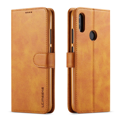 LC.IMEEKE Leather Wallet Stand Case for Xiaomi Redmi Note 7S / Note 7 / Note 7 Pro (India)