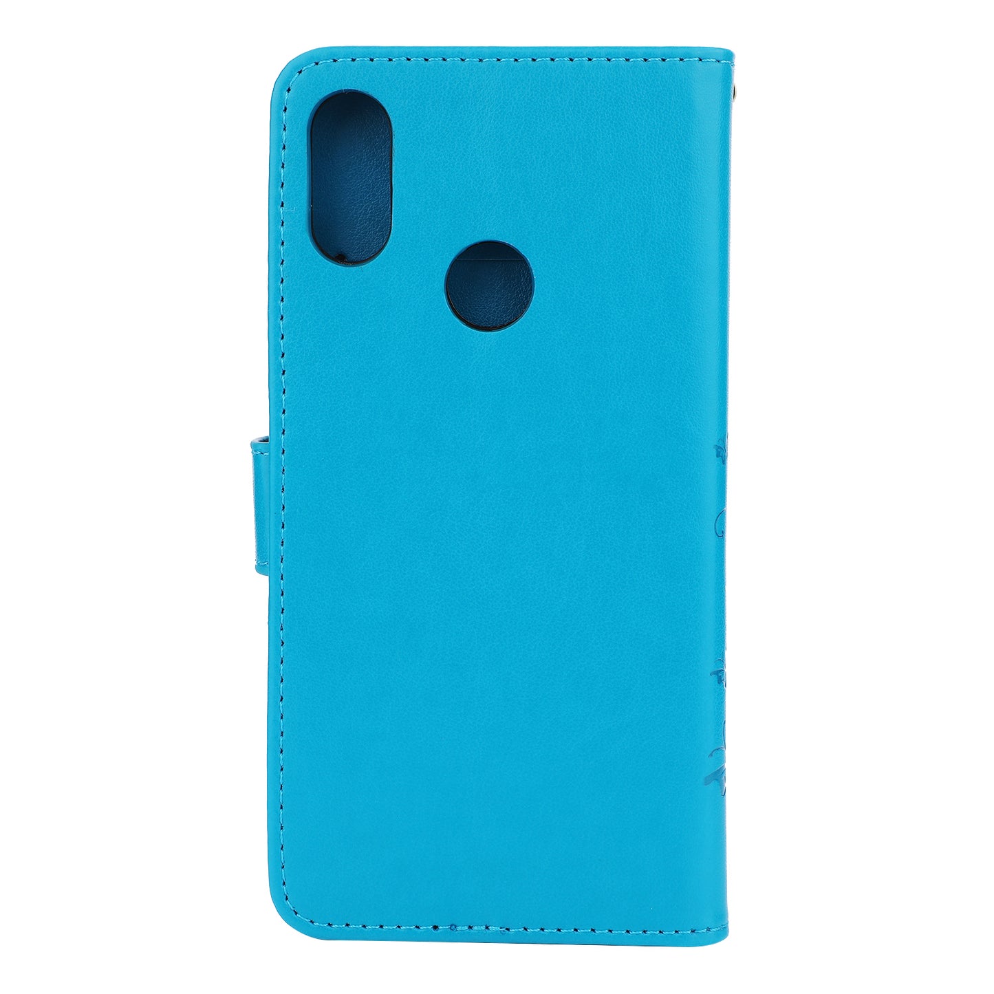 Imprint Butterfly Flower Leather Wallet Case for Xiaomi Redmi Note 7S / Note 7 / Note 7 Pro (India)
