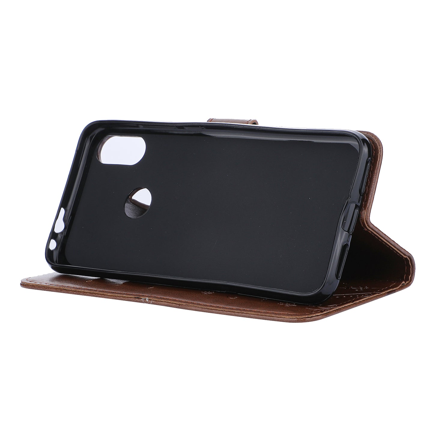 Imprint Butterfly Flower Leather Wallet Case for Xiaomi Redmi Note 7S / Note 7 / Note 7 Pro (India)