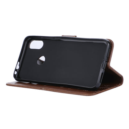Imprint Butterfly Flower Leather Wallet Case for Xiaomi Redmi Note 7S / Note 7 / Note 7 Pro (India)
