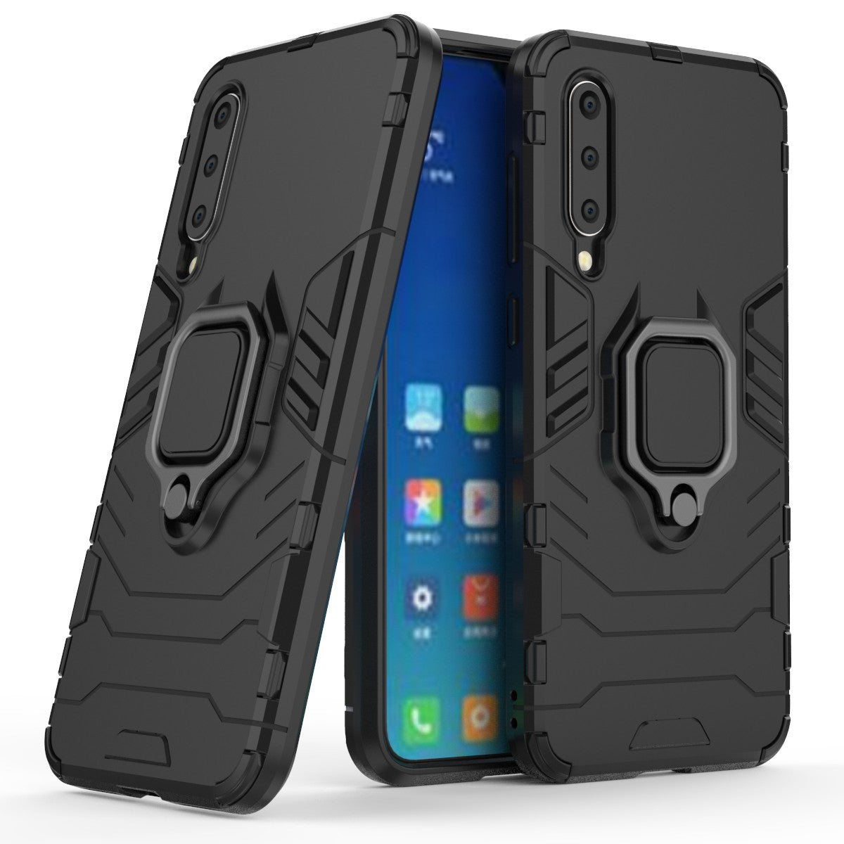 Finger Ring Kickstand PC + TPU Hybrid Case for Xiaomi Mi 9 SE