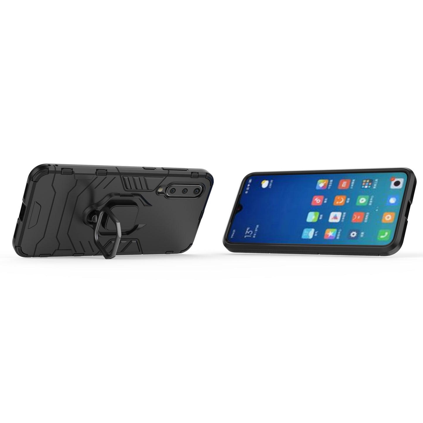 Finger Ring Kickstand PC + TPU Hybrid Case for Xiaomi Mi 9 SE