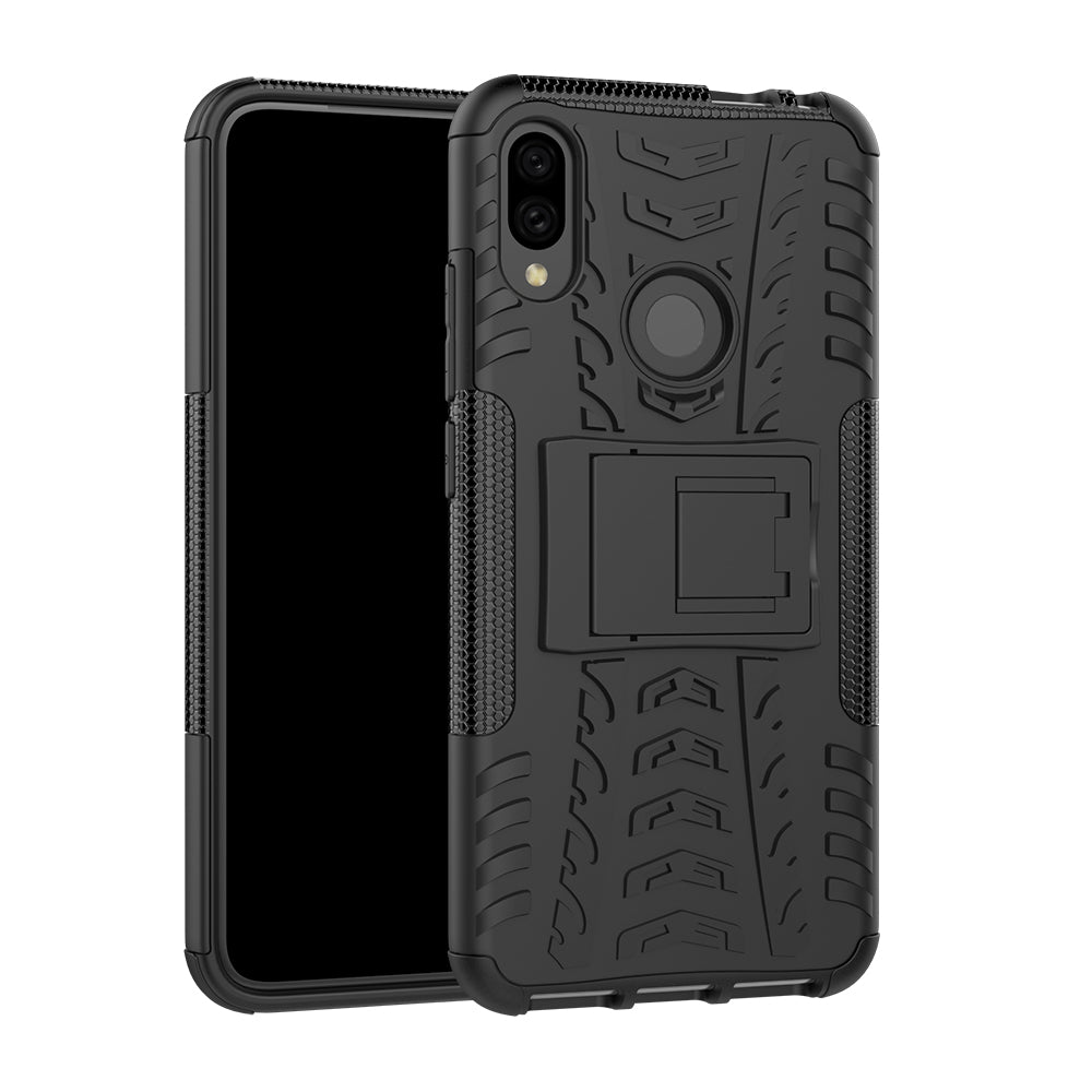 Cool Tyre PC + TPU Hybrid Cover with Kickstand for Xiaomi Redmi Note 7S / Note 7/Note 7 Pro (India)