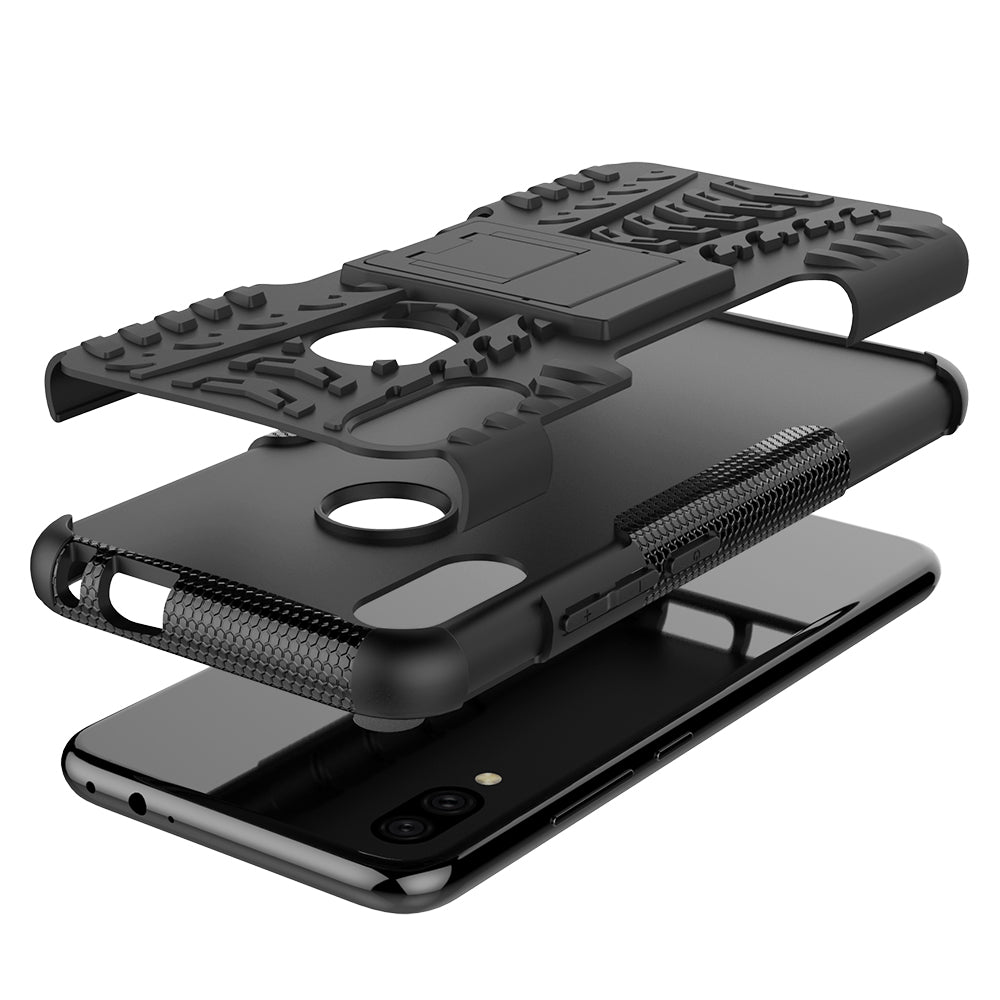 Cool Tyre PC + TPU Hybrid Cover with Kickstand for Xiaomi Redmi Note 7S / Note 7/Note 7 Pro (India)