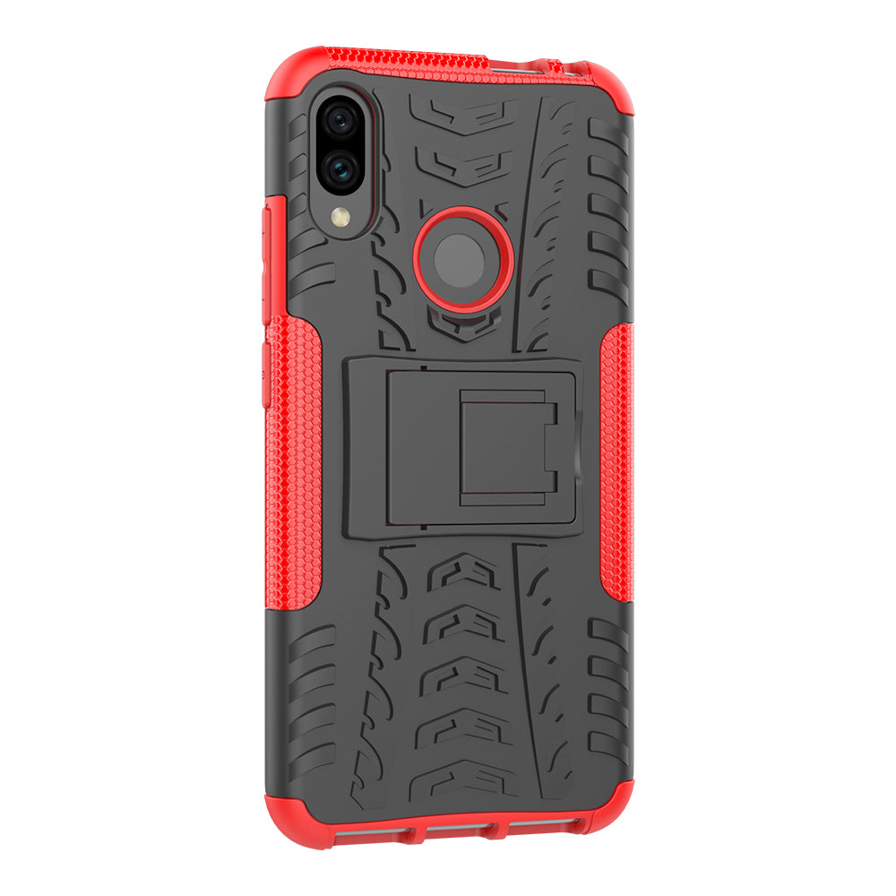 Cool Tyre PC + TPU Hybrid Cover with Kickstand for Xiaomi Redmi Note 7S / Note 7/Note 7 Pro (India)