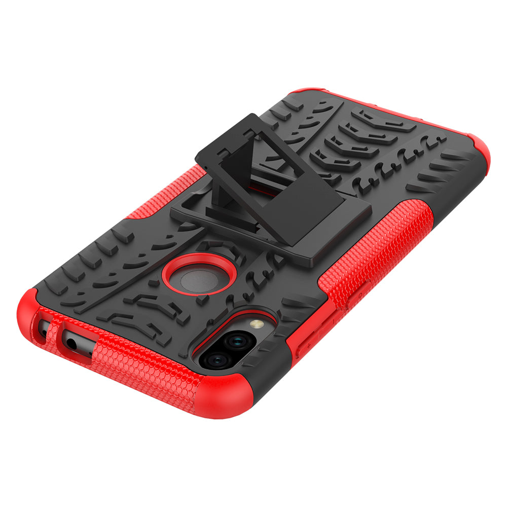 Cool Tyre PC + TPU Hybrid Cover with Kickstand for Xiaomi Redmi Note 7S / Note 7/Note 7 Pro (India)