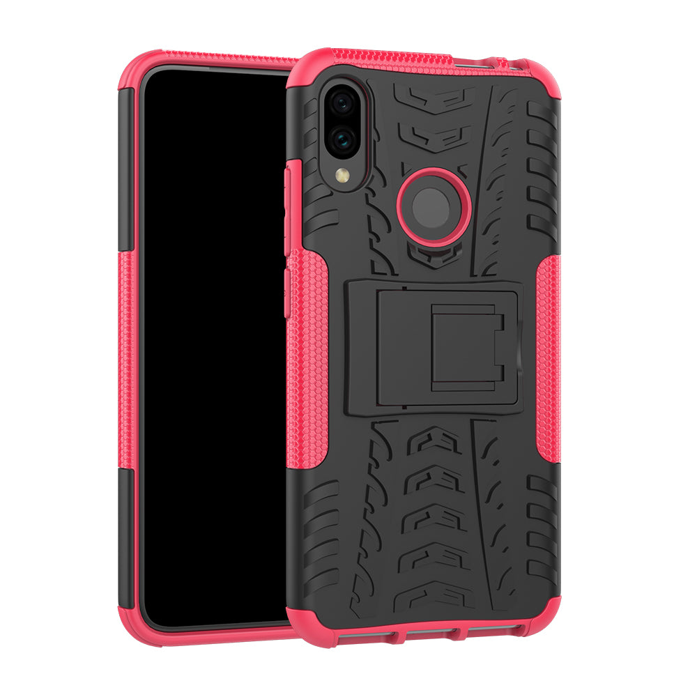 Cool Tyre PC + TPU Hybrid Cover with Kickstand for Xiaomi Redmi Note 7S / Note 7/Note 7 Pro (India)