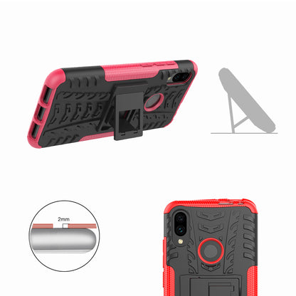 Cool Tyre PC + TPU Hybrid Cover with Kickstand for Xiaomi Redmi Note 7S / Note 7/Note 7 Pro (India)