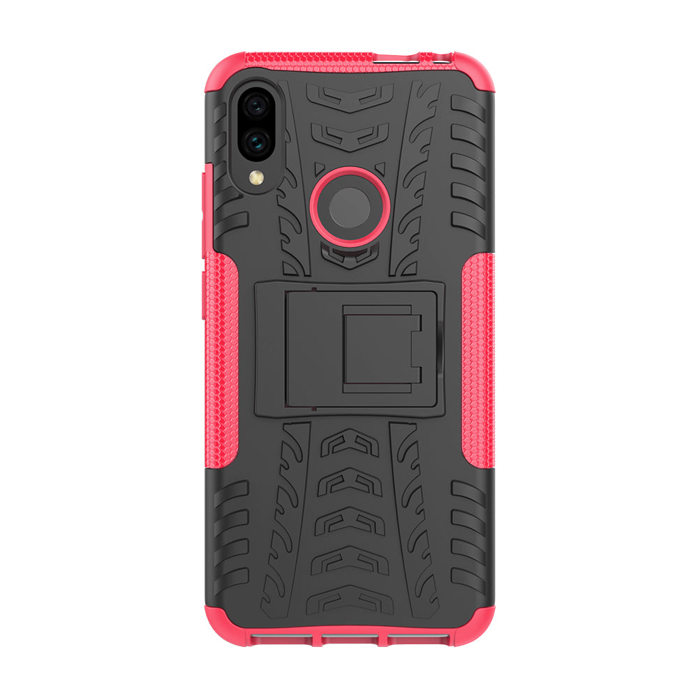 Cool Tyre PC + TPU Hybrid Cover with Kickstand for Xiaomi Redmi Note 7S / Note 7/Note 7 Pro (India)
