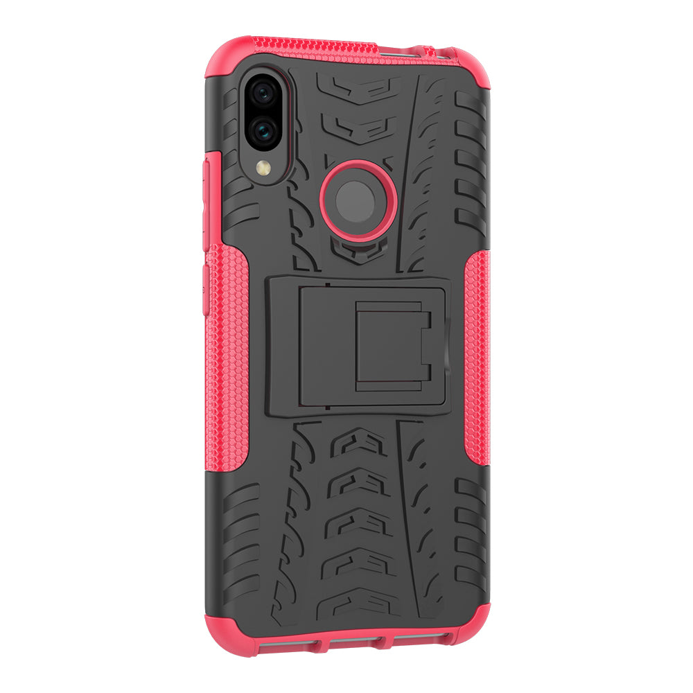 Cool Tyre PC + TPU Hybrid Cover with Kickstand for Xiaomi Redmi Note 7S / Note 7/Note 7 Pro (India)