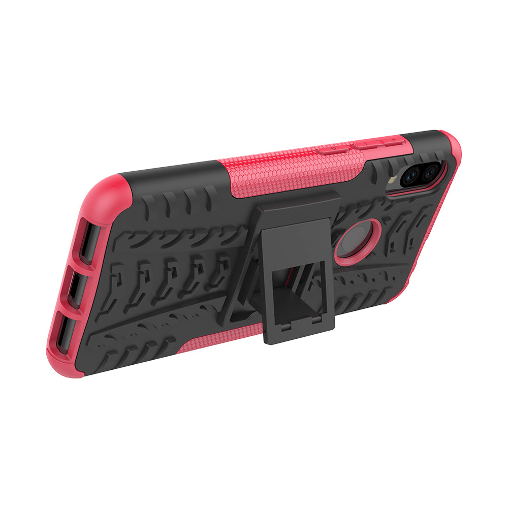 Cool Tyre PC + TPU Hybrid Cover with Kickstand for Xiaomi Redmi Note 7S / Note 7/Note 7 Pro (India)