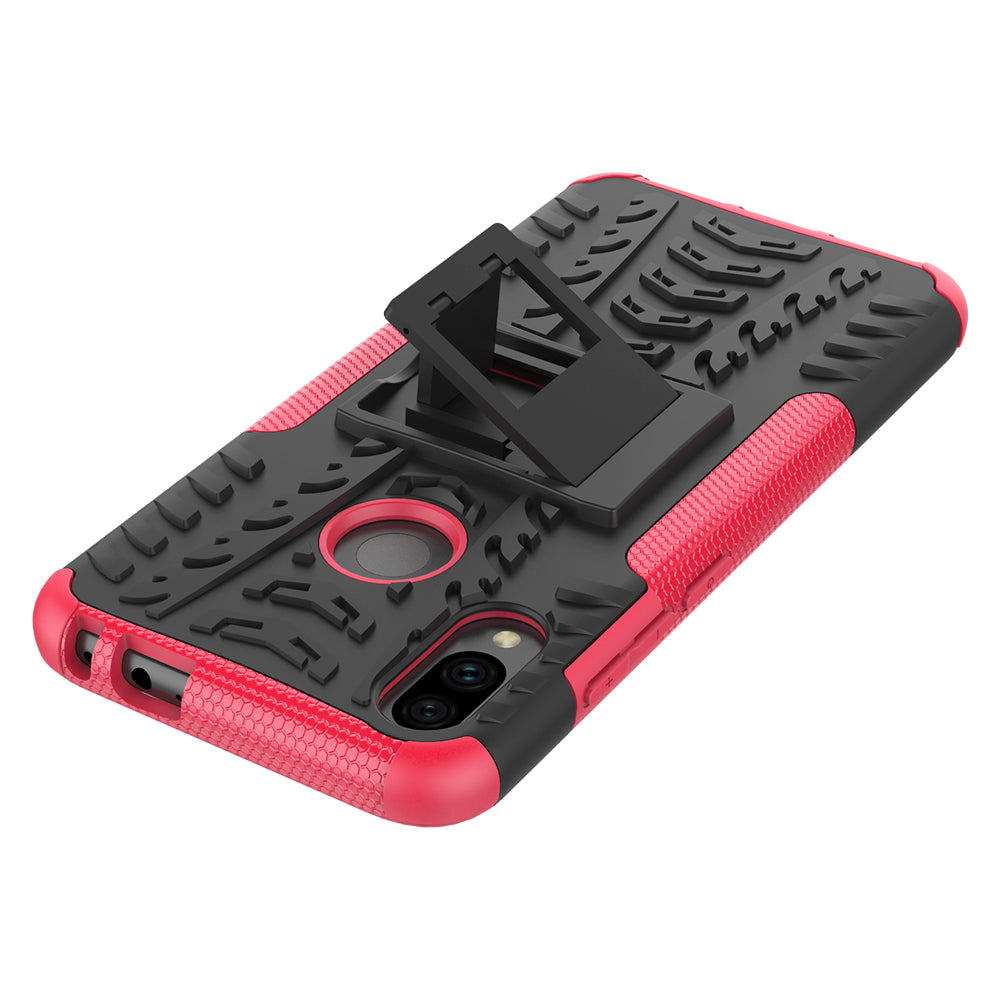 Cool Tyre PC + TPU Hybrid Cover with Kickstand for Xiaomi Redmi Note 7S / Note 7/Note 7 Pro (India)