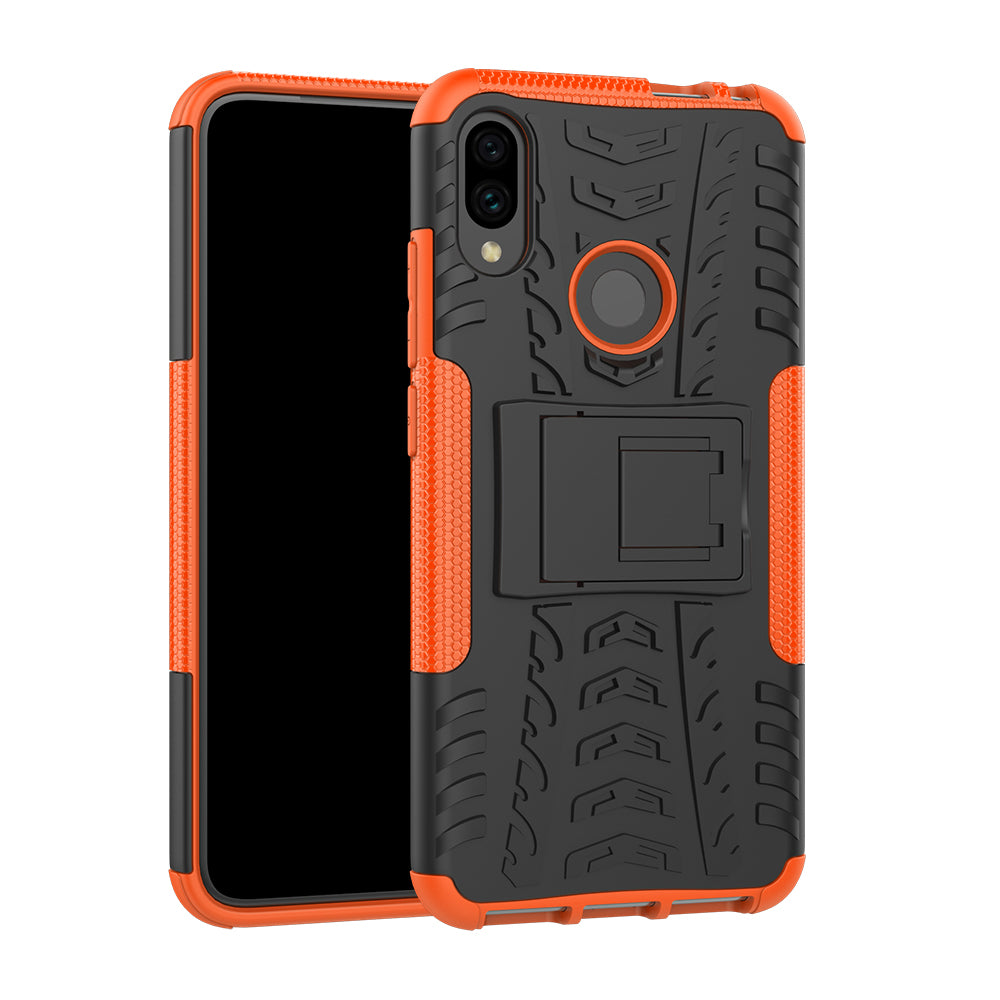 Cool Tyre PC + TPU Hybrid Cover with Kickstand for Xiaomi Redmi Note 7S / Note 7/Note 7 Pro (India)