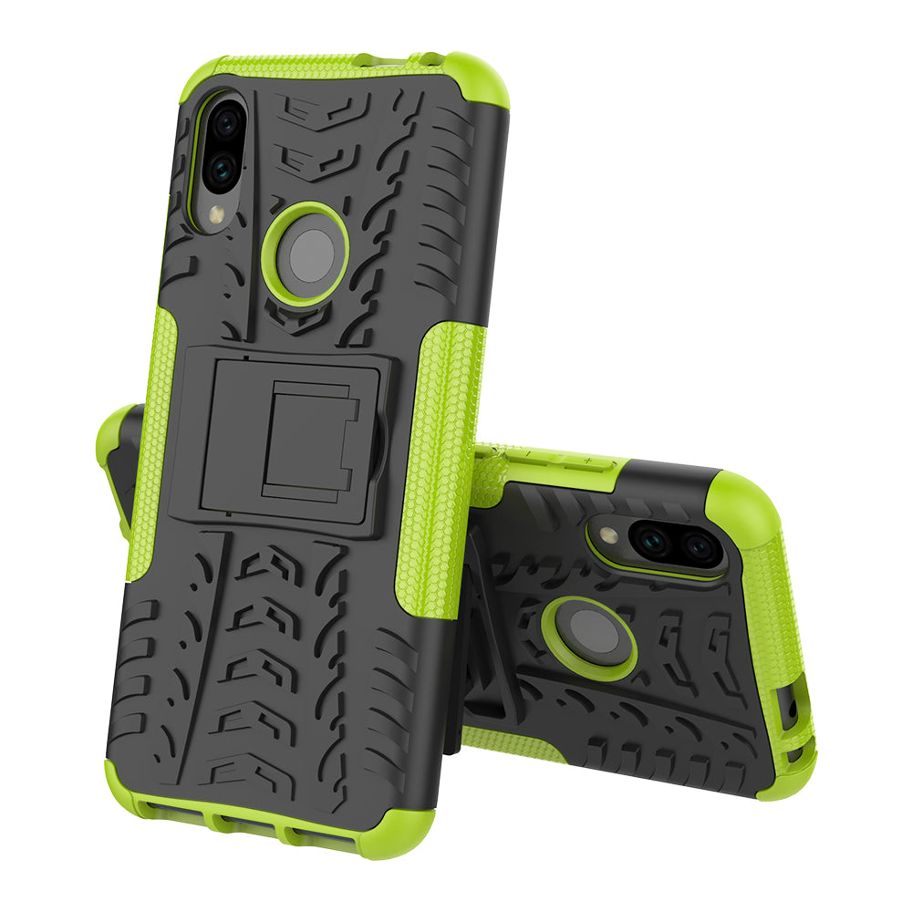 Cool Tyre PC + TPU Hybrid Cover with Kickstand for Xiaomi Redmi Note 7S / Note 7/Note 7 Pro (India)
