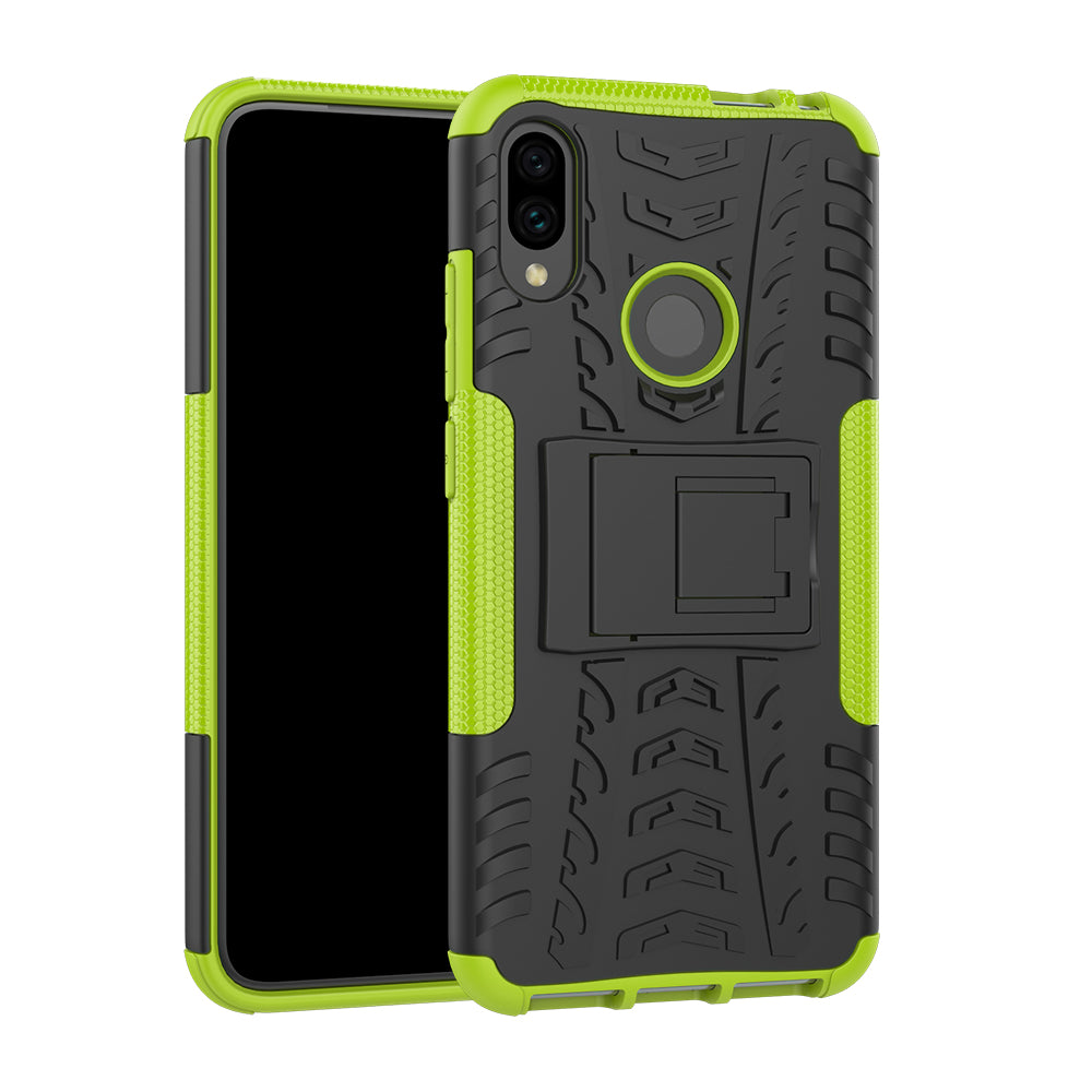 Cool Tyre PC + TPU Hybrid Cover with Kickstand for Xiaomi Redmi Note 7S / Note 7/Note 7 Pro (India)