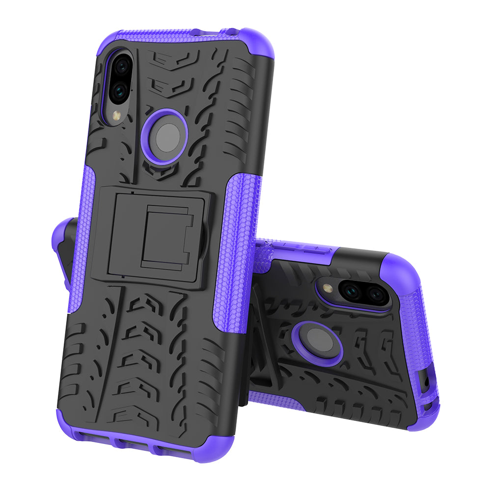Cool Tyre PC + TPU Hybrid Cover with Kickstand for Xiaomi Redmi Note 7S / Note 7/Note 7 Pro (India)