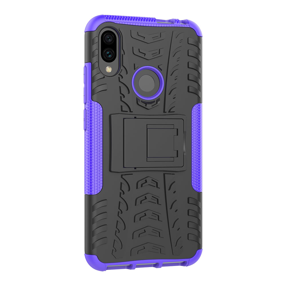 Cool Tyre PC + TPU Hybrid Cover with Kickstand for Xiaomi Redmi Note 7S / Note 7/Note 7 Pro (India)