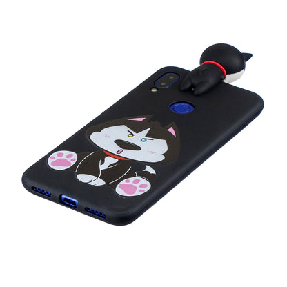 3D Cute Doll Pattern Printing TPU Case for Xiaomi Redmi Note 7S / Note 7 / Note 7 Pro (India)
