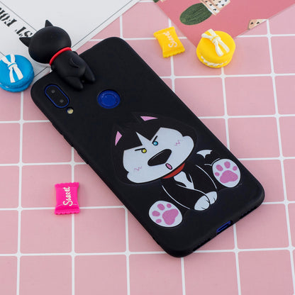 3D Cute Doll Pattern Printing TPU Case for Xiaomi Redmi Note 7S / Note 7 / Note 7 Pro (India)