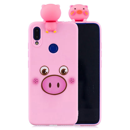 3D Cute Doll Pattern Printing TPU Case for Xiaomi Redmi Note 7S / Note 7 / Note 7 Pro (India)