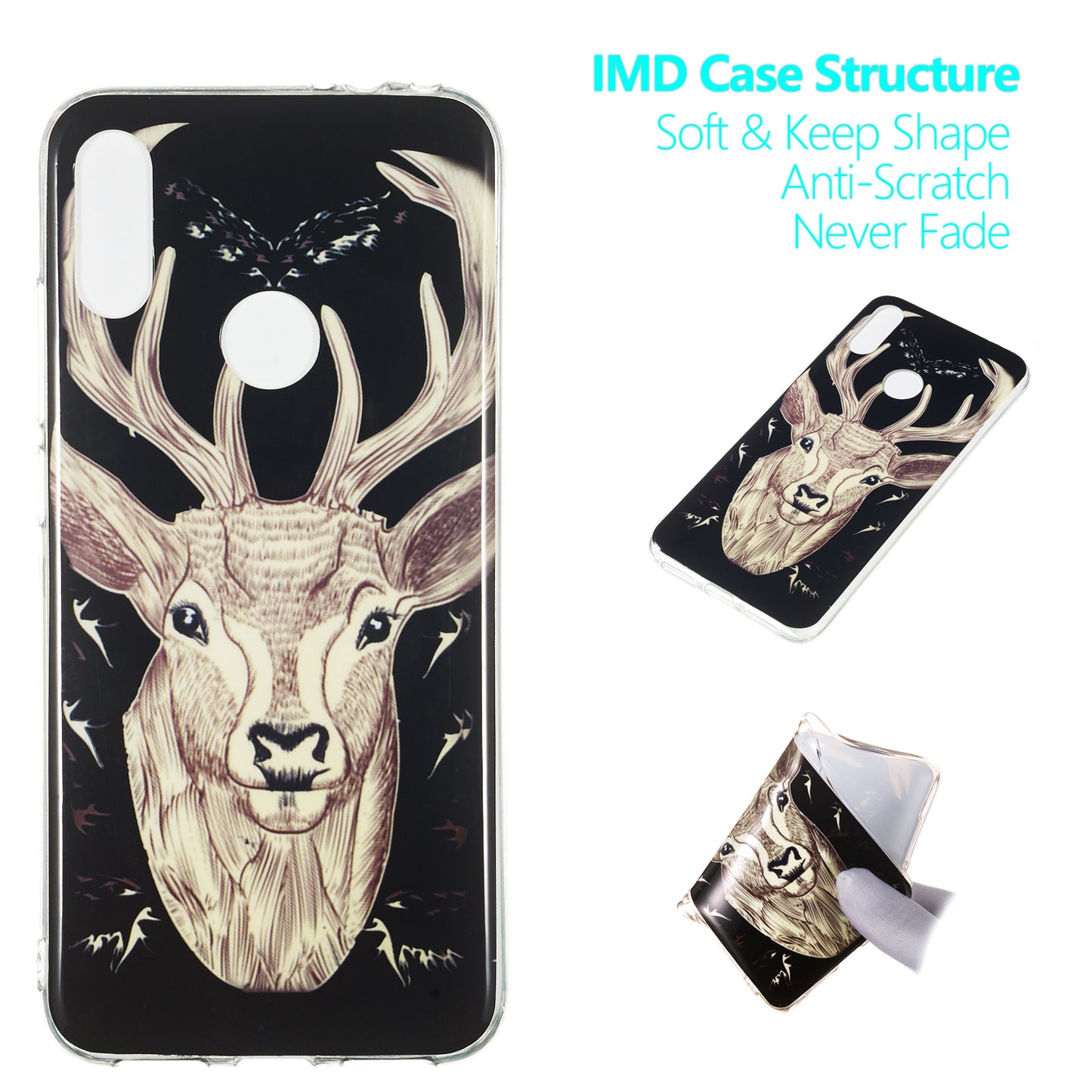 Noctilucent IMD TPU Case for Xiaomi Redmi Note 7S / Note 7 / Note 7 Pro (India)