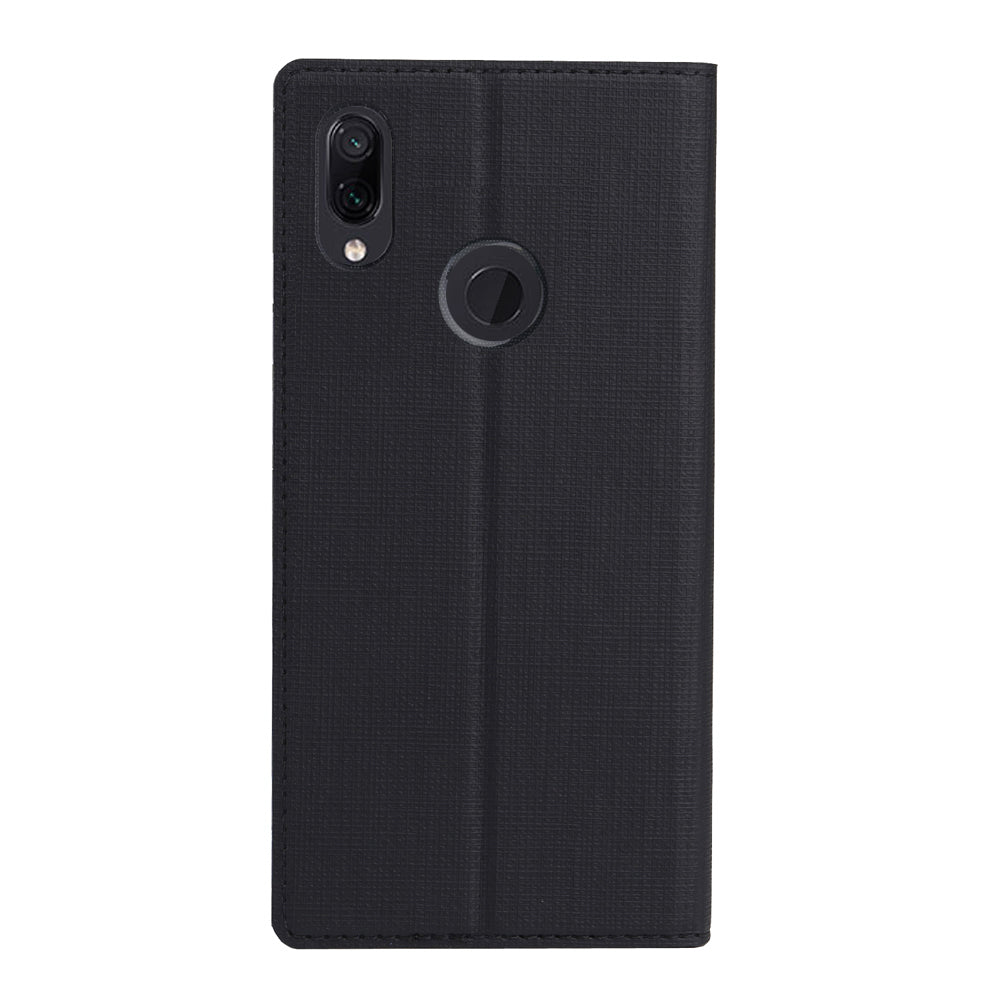 VILI DMX Cross Texture Stand Leather Phone Casing for Xiaomi Redmi Note 7S / Note 7/Note 7 Pro (India)