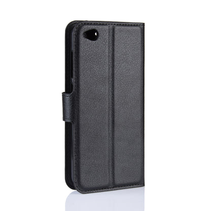 Litchi Skin PU Leather Magnetic Wallet Protection Case for Xiaomi Redmi Go