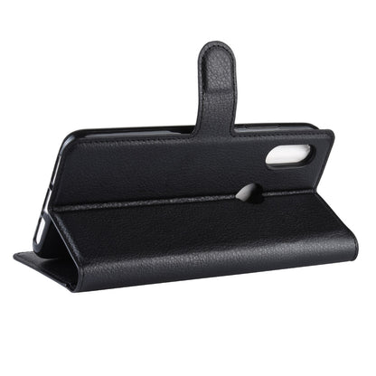 Litchi Skin Wallet Leather Stand Case for Xiaomi Redmi 7 / Redmi Y3