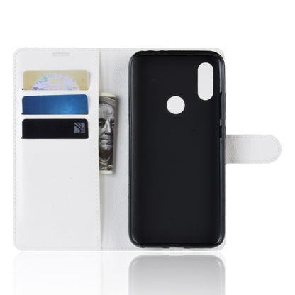 Litchi Skin Wallet Leather Stand Case for Xiaomi Redmi 7 / Redmi Y3