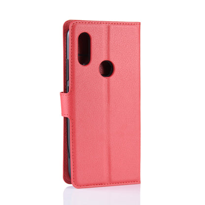 Litchi Skin Wallet Leather Stand Case for Xiaomi Redmi 7 / Redmi Y3