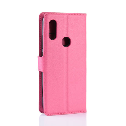 Litchi Skin Wallet Leather Stand Case for Xiaomi Redmi 7 / Redmi Y3