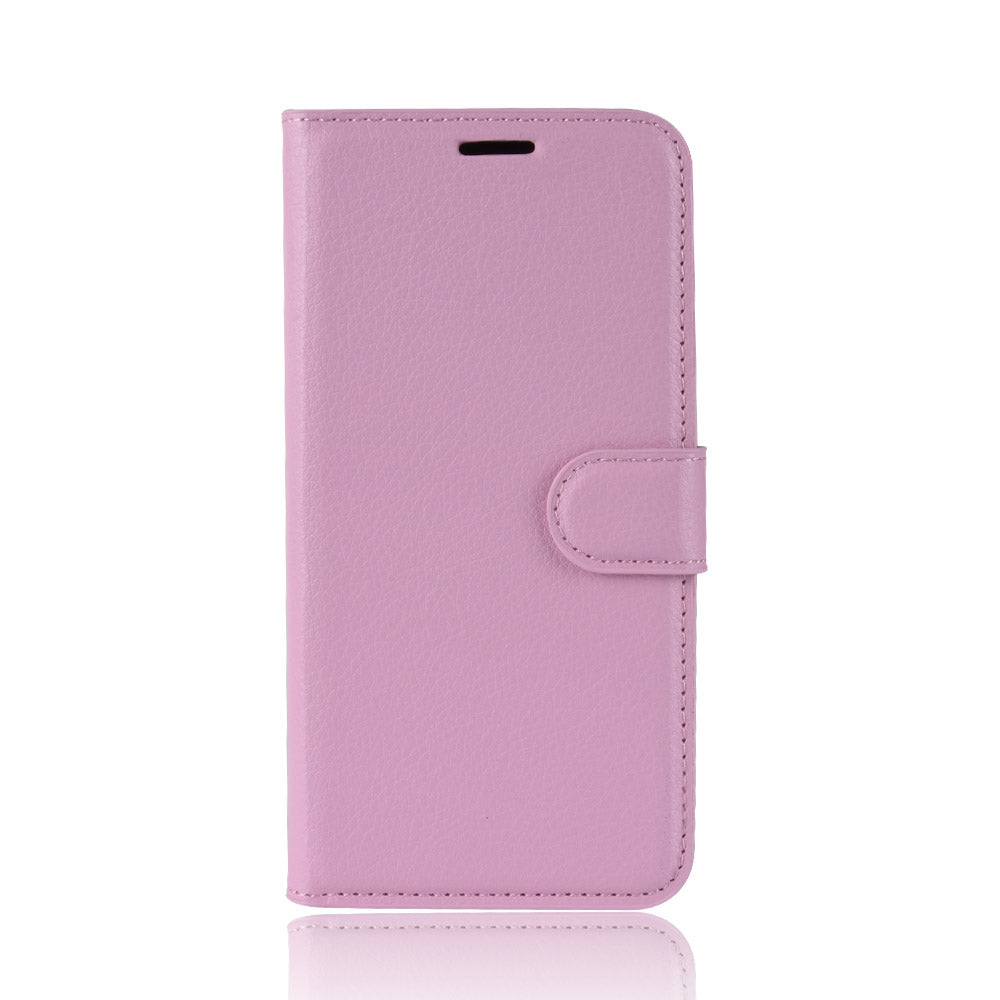 Litchi Skin Wallet Leather Stand Case for Xiaomi Redmi 7 / Redmi Y3