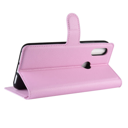 Litchi Skin Wallet Leather Stand Case for Xiaomi Redmi 7 / Redmi Y3