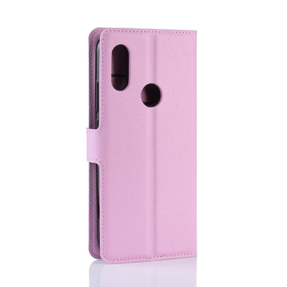 Litchi Skin Wallet Leather Stand Case for Xiaomi Redmi 7 / Redmi Y3
