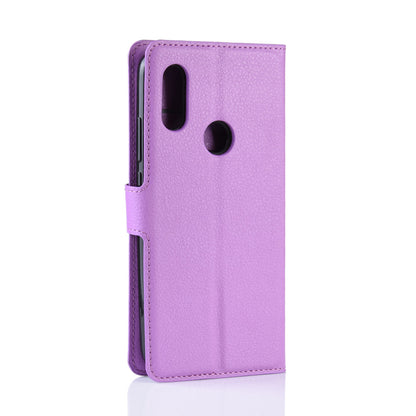 Litchi Skin Wallet Leather Stand Case for Xiaomi Redmi 7 / Redmi Y3