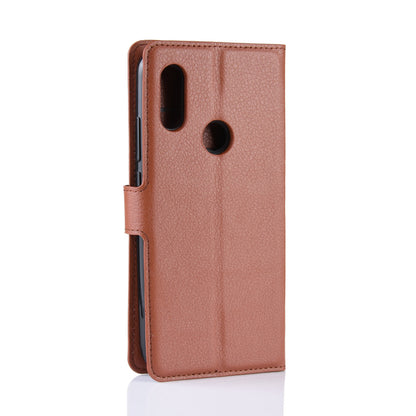 Litchi Skin Wallet Leather Stand Case for Xiaomi Redmi 7 / Redmi Y3