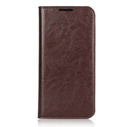Crazy Horse Wallet Stand Genuine Leather Case for Xiaomi Redmi Note 7S / Note 7 / Redmi Note 7 Pro (India)