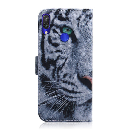 Pattern Printing Wallet Leather Cell Phone Case for Xiaomi Redmi Note 7S / Note 7