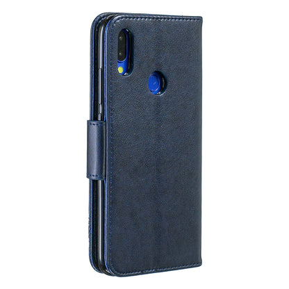 For Xiaomi Redmi Note 7S / Note 7 /Note 7 Pro (India) PU Leather Imprint Butterflies Phone Case
