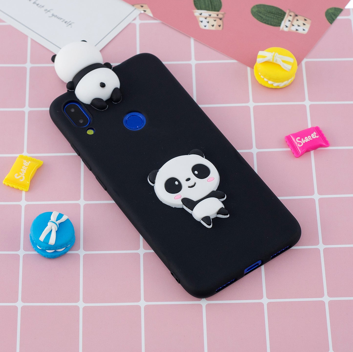 3D Pattern TPU Gel Protective Case for Xiaomi Redmi Note 7S / Note 7 / Note 7 Pro