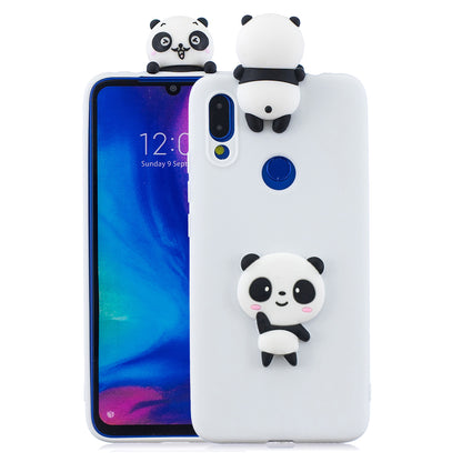 3D Pattern TPU Gel Protective Case for Xiaomi Redmi Note 7S / Note 7 / Note 7 Pro