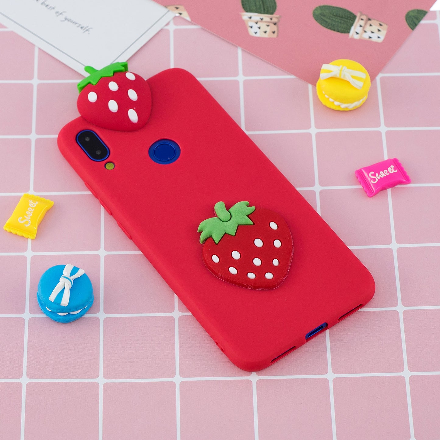 3D Pattern TPU Gel Protective Case for Xiaomi Redmi Note 7S / Note 7 / Note 7 Pro
