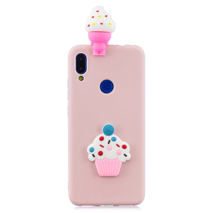 3D Pattern TPU Gel Protective Case for Xiaomi Redmi Note 7S / Note 7 / Note 7 Pro
