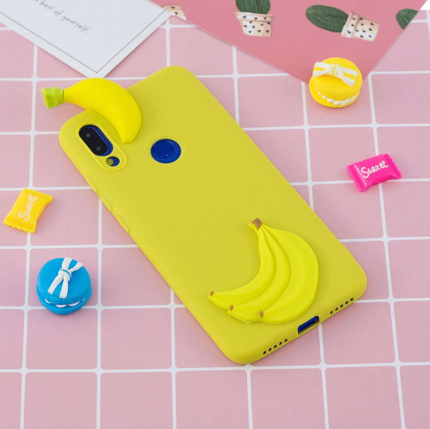 3D Pattern TPU Gel Protective Case for Xiaomi Redmi Note 7S / Note 7 / Note 7 Pro