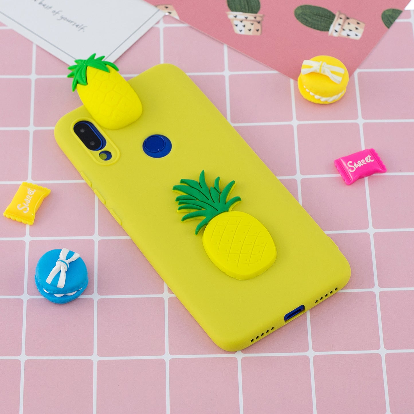 3D Pattern TPU Gel Protective Case for Xiaomi Redmi Note 7S / Note 7 / Note 7 Pro