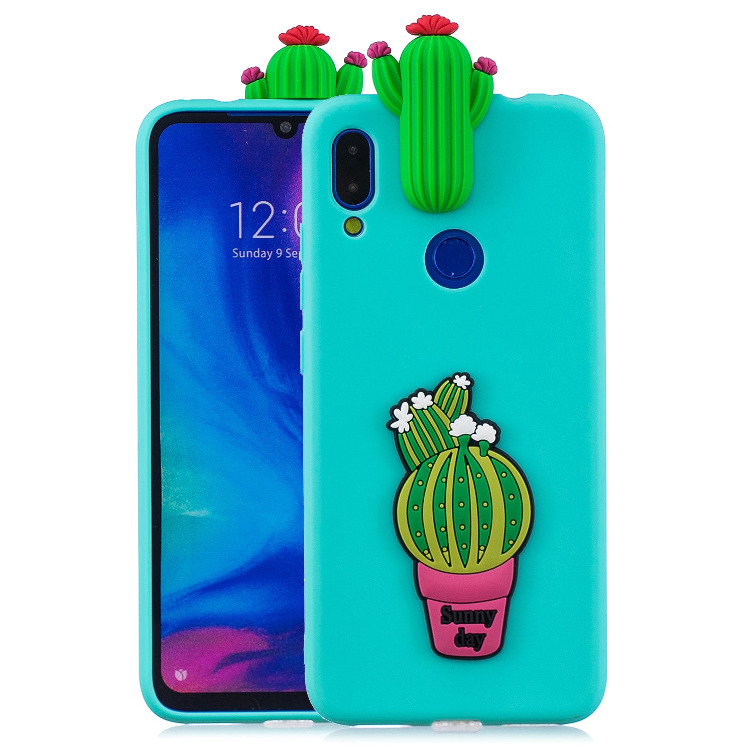 3D Pattern TPU Gel Protective Case for Xiaomi Redmi Note 7S / Note 7 / Note 7 Pro