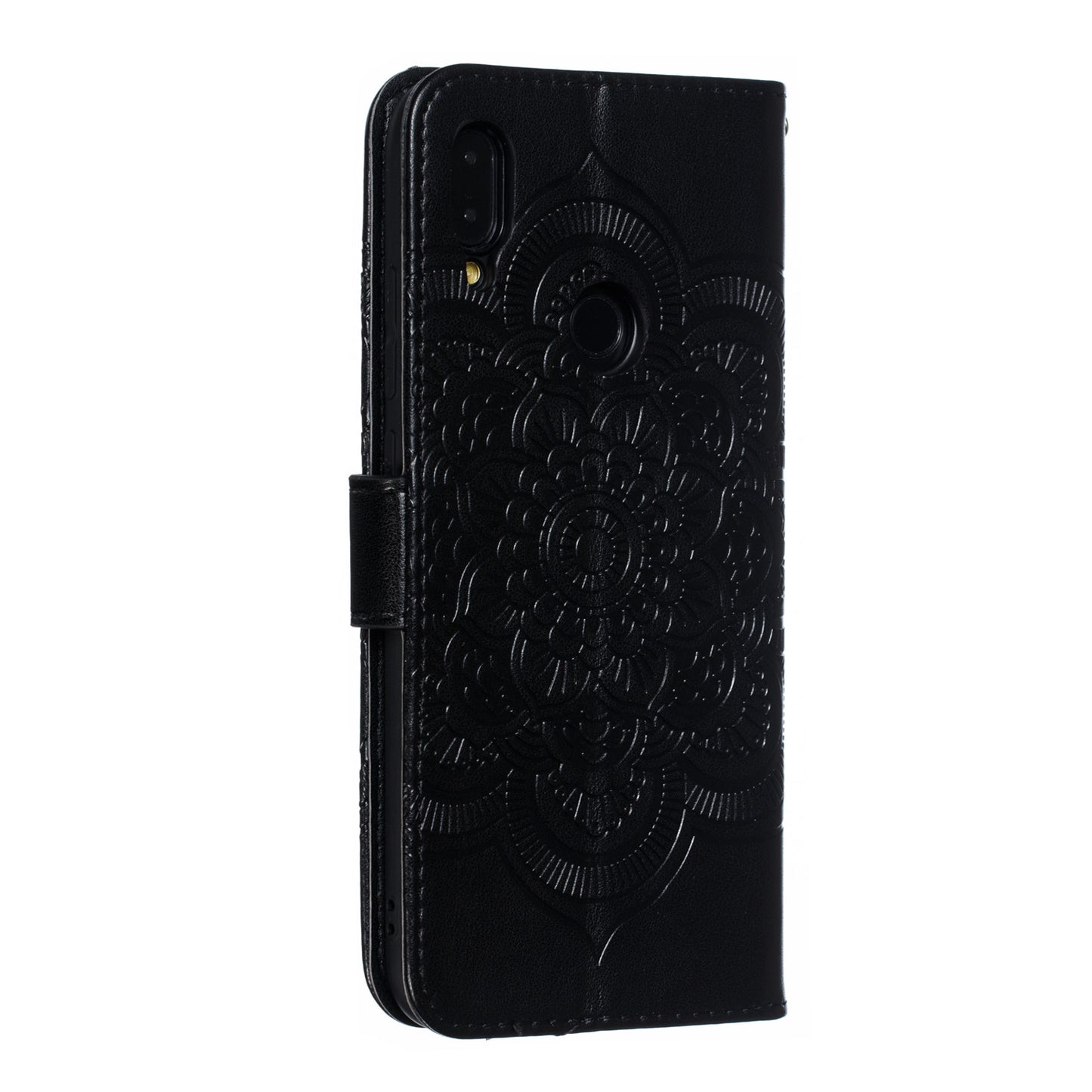 For Xiaomi Redmi Note 7S / Note 7/Note 7 Pro (India) Imprint Mandala Flower Leather Wallet Cover Phone Case