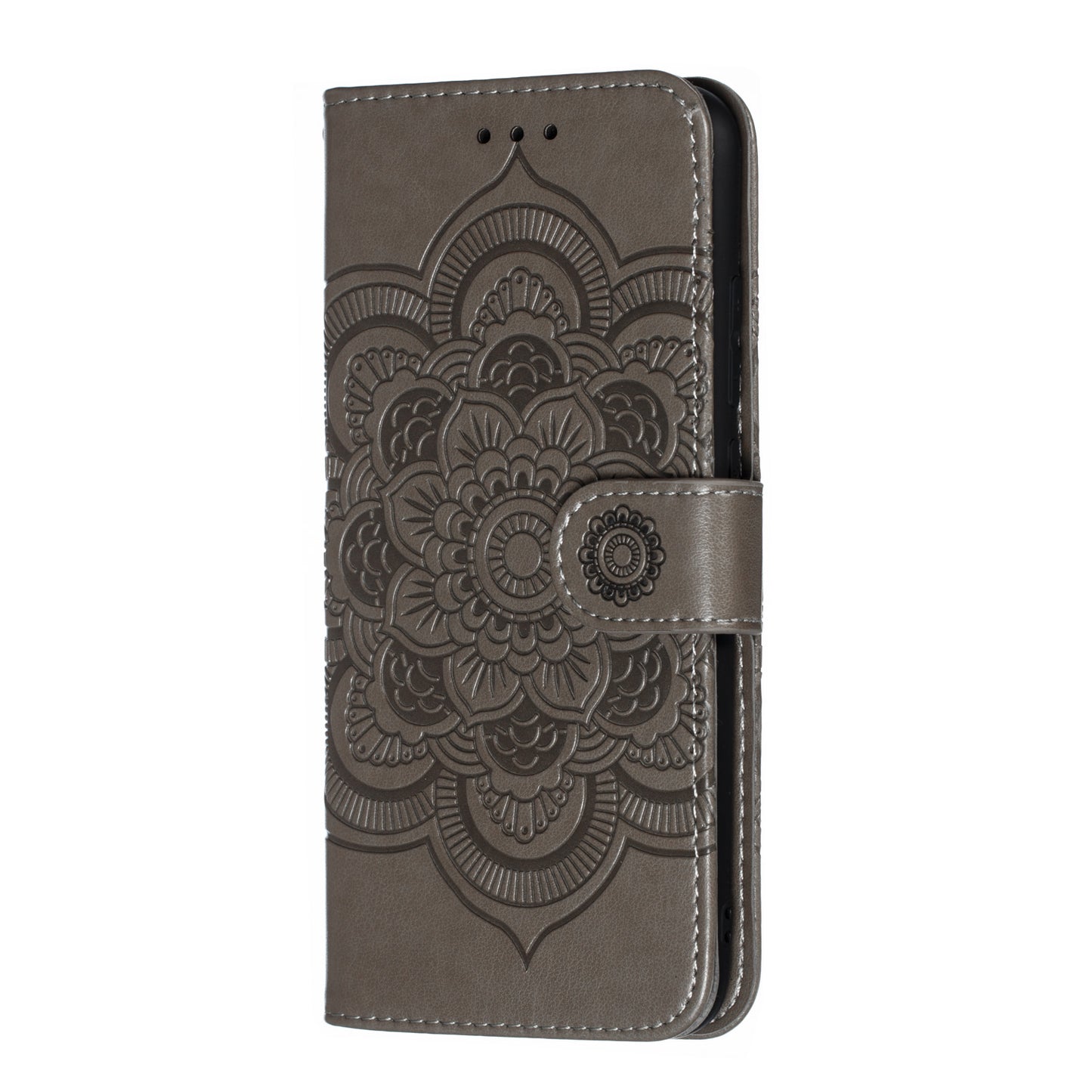 For Xiaomi Redmi Note 7S / Note 7/Note 7 Pro (India) Imprint Mandala Flower Leather Wallet Cover Phone Case