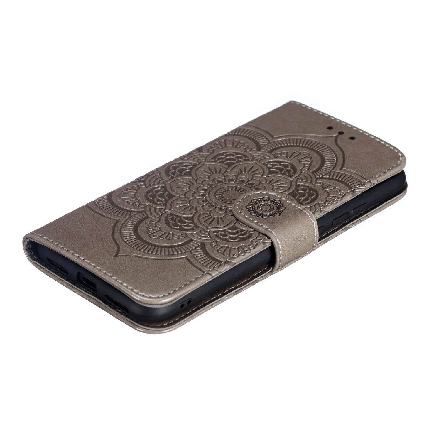 For Xiaomi Redmi Note 7S / Note 7/Note 7 Pro (India) Imprint Mandala Flower Leather Wallet Cover Phone Case